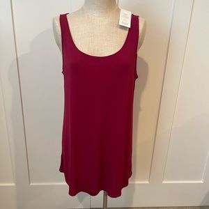 Eileen Fisher Long Tunic 'Stretch silk jersey' Large